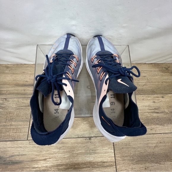 Nike‎ Womens EXP X14 AO3170-401 Blue Orange Running Shoes Sneakers Sz 9 M - Picture 7 of 9